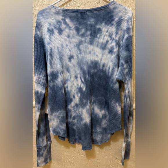 NWT Billabong Anyday Henley Tie Dye Cloud - M - Picture 4 of 8